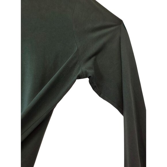 Tek Gear Essential Gear Long Slv Shirt Men Sz XL Green Cotton Blend Athletic Tee - Picture 4 of 7